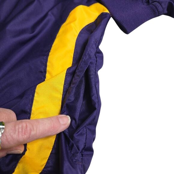 NCAA LSU Tigers Jacket Windbreaker with Hood L - Picture 5 of 7